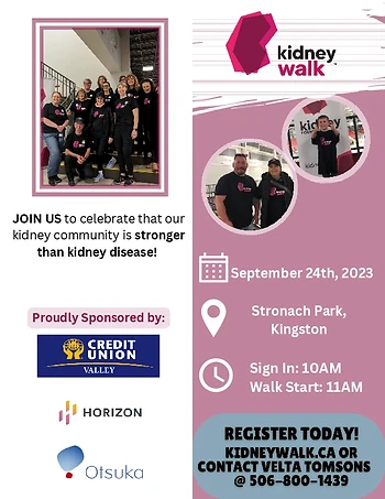 Poster for Kidney Walk