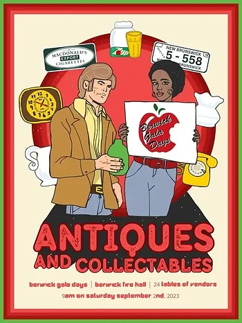 Poster for Antique and Collectables Sale