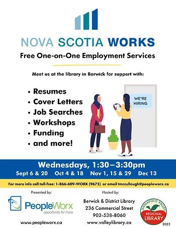 Poster for PeopleWorx Presents: One-on-One Employment Services