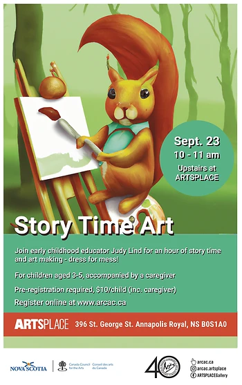 Poster for Children's Story Time Art