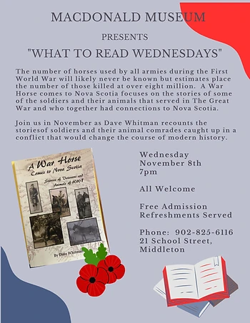 Poster for Dave Whitman - What to Read Wednesday