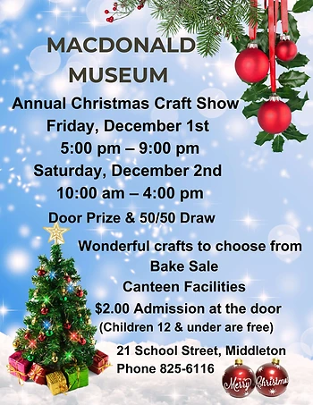 Poster for Christmas Craft Fair