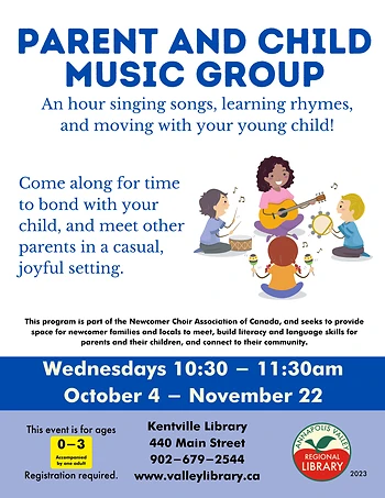 Poster for Parent and Child Music Group