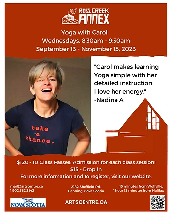 Poster for Yoga with Carol