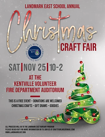 Poster for Landmark East Christmas Craft Fair