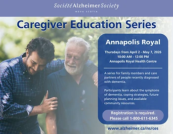 Poster for Education Course for Caregivers of People with Dementia