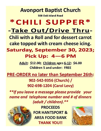 Poster for Chili Dinner