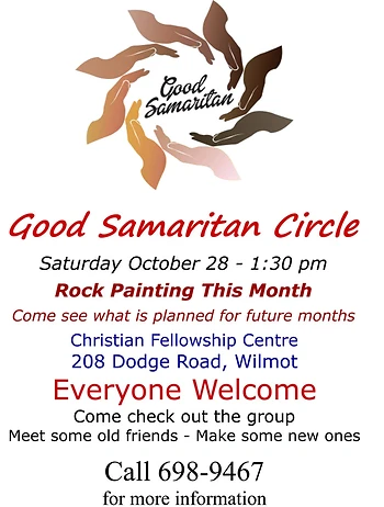 Poster for Good Samaritan Circle