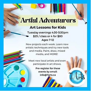 Poster for Youth Art Lesson