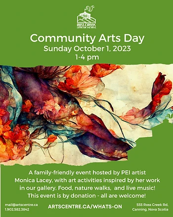 Poster for Community Arts Day