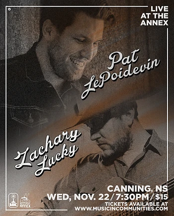 Poster for Patrick LePoidevin & Zachary Lucky