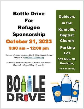 Poster for Bottle Drive