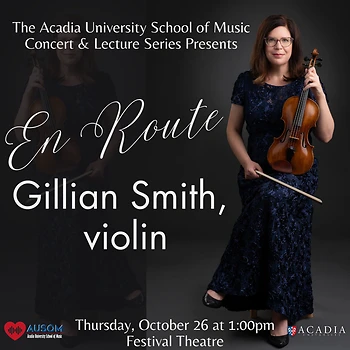 Poster for Violinist Gillian Smith