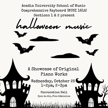 Poster for Halloween Music