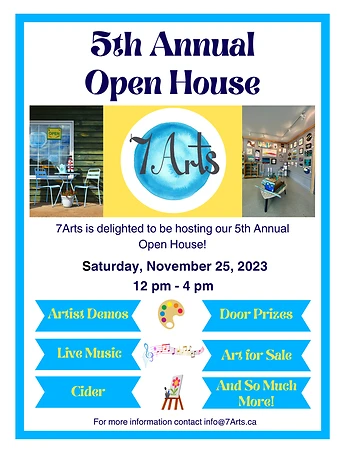Poster for 7Arts Open House