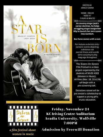 Poster for Sisters on Screen Film Festival