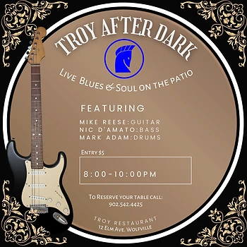 Poster for Troy After Dark - Blues/Rock