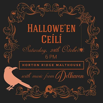 Poster for Hallowe'en Ceílí Dance Party