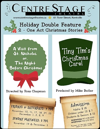 Poster for Seasonal Double Feature