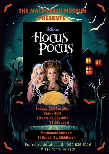 Poster for Hocus Pocus Movie