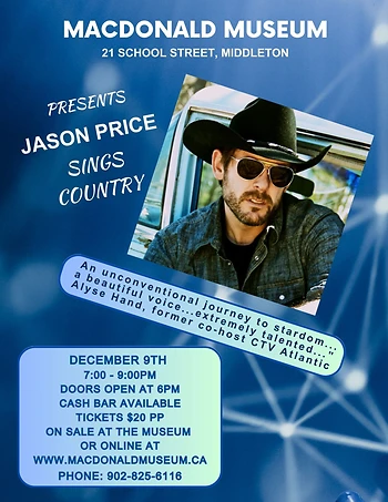 Poster for Jason Price Concert