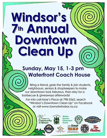 Poster for 7th Annual Downtown Clean Up