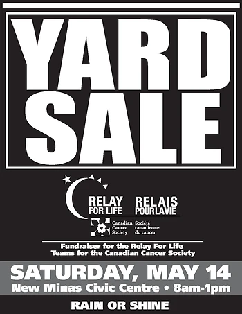Poster for Relay For Life Yard Sale