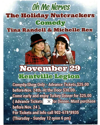 Poster for Comedy Show: Tina Randell & Michelle Rex