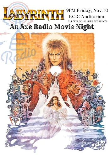 Poster for Axe Radio Labyrinth Movie Night
