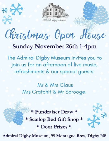 Poster for Christmas Open House