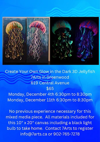 Poster for Glow in the Dark 3D Jellyfish