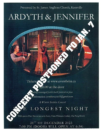 Poster for Longest Night Concert