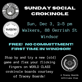 Poster for Social Crokinole