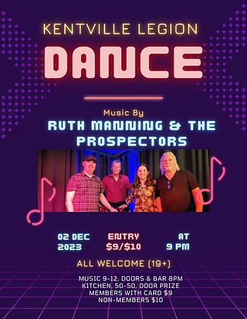 Poster for Dance: Ruth Manning & The Prospectors