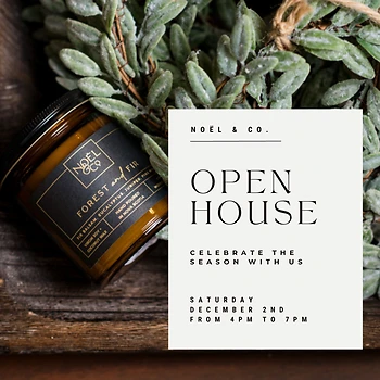 Poster for Noël & Co. Holiday Open House
