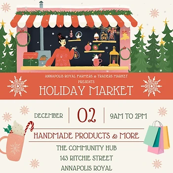 Poster for Annapolis Valley Holiday Market