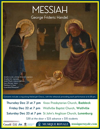 Poster for Handel's Messiah