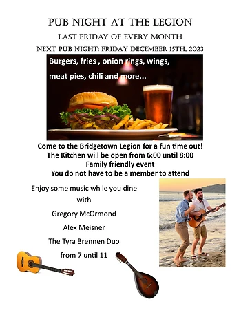 Poster for Pub Night