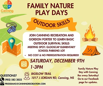 Poster for Outdoor Skills with Gordon Porter