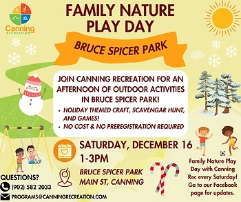 Poster for Family Nature Play Day