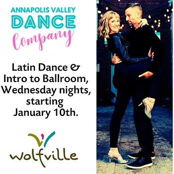 Poster for Latin/Ballroom Dance Lessons