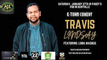 Poster for K-Town Comedy Night: Travis Lindsay!