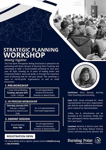 Poster for Strategic Planning Workshop