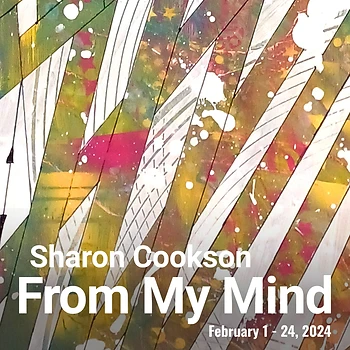 Poster for Exhibition-From My Mind, Sharon Cookson