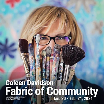 Poster for Member-in-Residence, Coleen Davidson