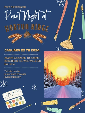 Poster for Paint Night