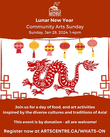 Poster for Lunar New Year Community Arts Day