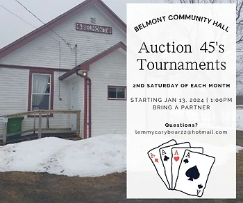 Poster for 45s Card Tournament