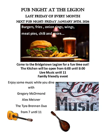 Poster for Pub Night