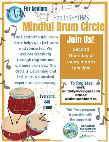 Poster for Senior Drum Circle
